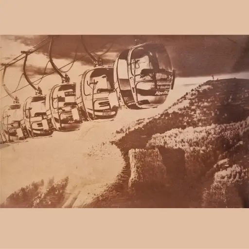 [Cyanotype 7] Cable Cars Sepia