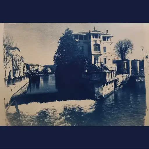 [Cyanotype 27] L'Isle-sur-la-Sorgue