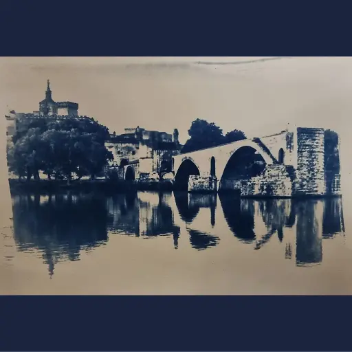 [Cyanotype 28] Avignon Bridge
