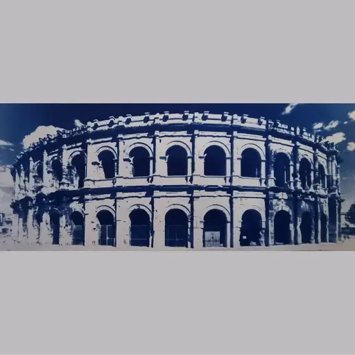 [Cyanotype 33] Arènes de Nimes
