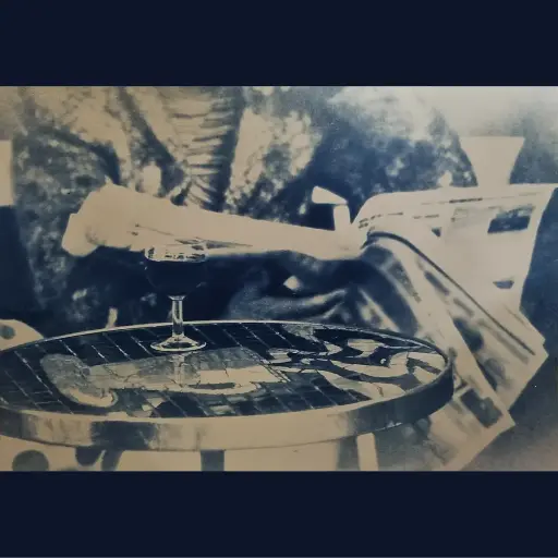 [Cyanotype 43] Au Bistrot